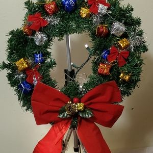 Hand crafted christmas wreath
